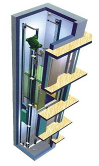 Elevador sin cuarto de maquina